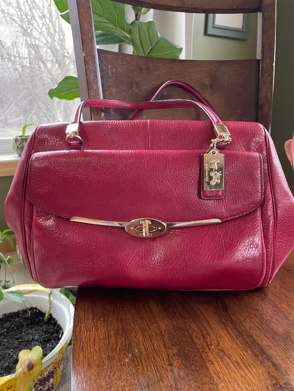 Coach Madison Madeline East/West Satchel bag